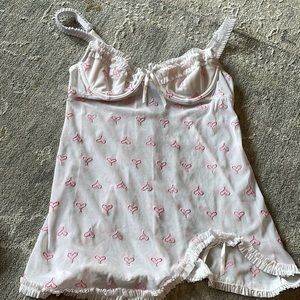 White top Lingerie Sleeveless